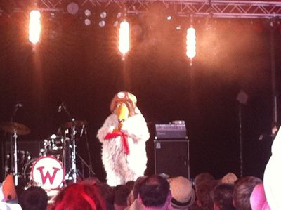 Wombles are getting a great reaction #glasto