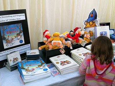 The Wombles bookstall at Wimbledon BookFest