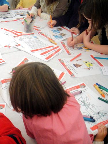 Wombles activity sheets at Wimbledon BookFest