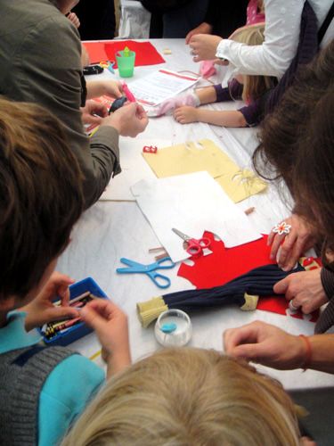 Wombles sock puppets at Wimbledon BookFest