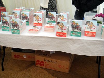 The Wombles book stall at Wimbledon BookFest
