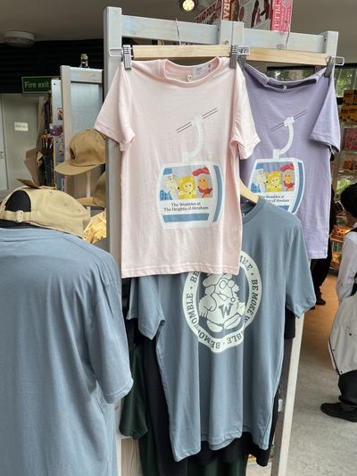 Wombles T-shirts in the gift shop