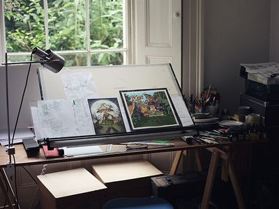 Nick Price's studio Nick Price's studio