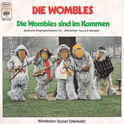 Die Wombles Sind Im Kommen German picture sleeve