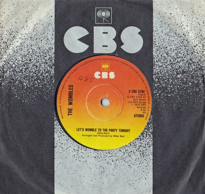 Let's Womble To The Party Tonight UK generic sleeve