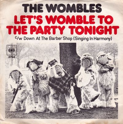 Let's Womble To The Party Tonight UK picture sleeve