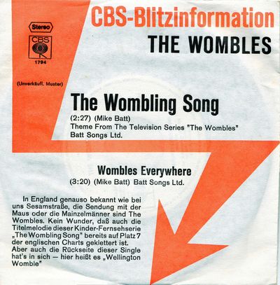 The Wombling Song German promo