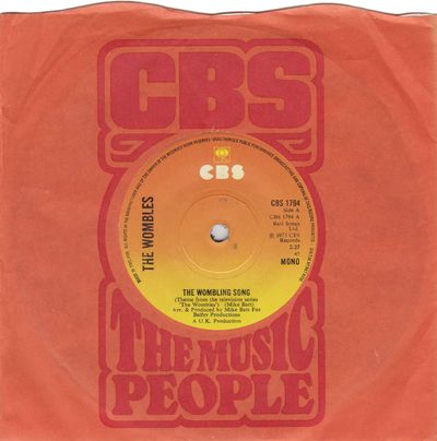 The Wombling Song UK generic sleeve