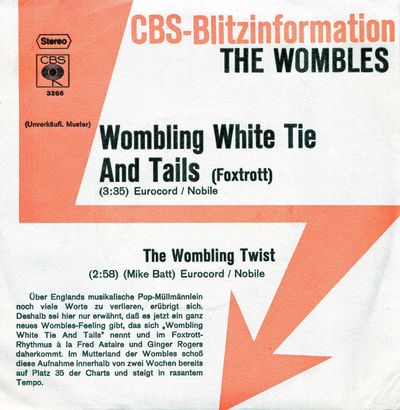 Wombling White Tie And Tails (Foxtrott) German promo