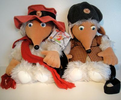 Orinoco and Bungo backpacks, 36cm (Bluebird Character Concepts, 1998) Orinoco and Bungo backpacks