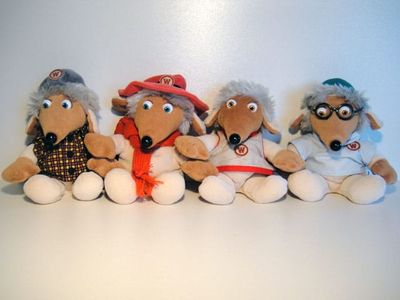 Beanies, 15cm (Golden Bear, 1998) – Bungo, Orinoco, Tomsk, Wellington Beanies