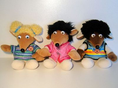 Beanies, 15cm (Golden Bear, 1998) – Alderney, Shansi, Stepney Beanies