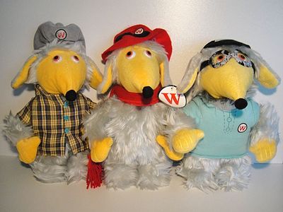 Bungo, Orinoco and Wellington, 30cm (Ace, 2003) – ‘for travelling fun fair and amusement parks only’ Bungo, Orinoco and Wellington