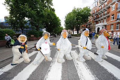 The Wombles crossing Abbey Road The Wombles crossing Abbey Road
