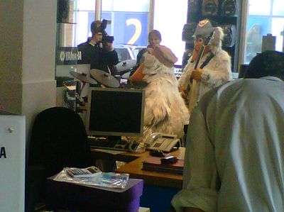 The Wombles band in Chappell of Bond Street The Wombles band in Chappell of Bond Street