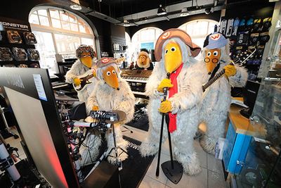 The Wombles at Chappell of Bond Street music shop The Wombles at Chappell of Bond Street music shop